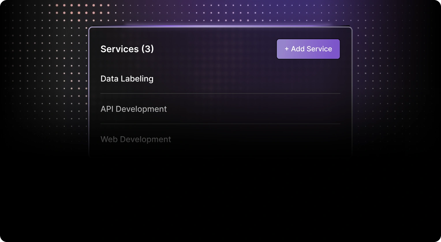 Services Interface